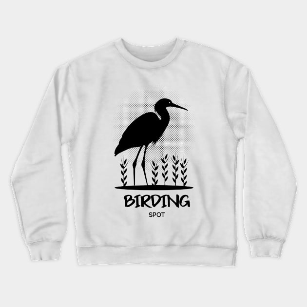 Birding Spot Crewneck Sweatshirt by Birding_by_Design